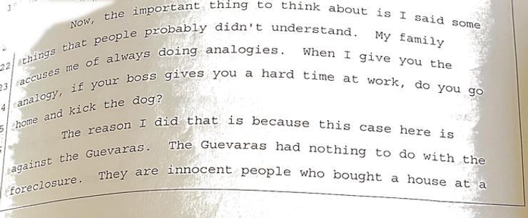 Ad HOC attack, PAPER TEORRIST, Derogatory statements, Mislabeling by Vance Welch/Prosecution. (24).